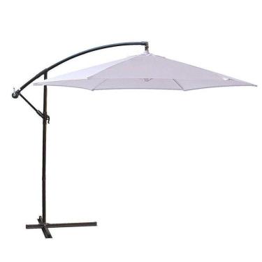Imagem de Ombrelone Suspenso 3 Metros Branco Importway