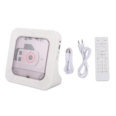 Imagem de Diydeg Leitor de CD Portátil, Leitor de Música de CD de Mesa Com Controle Remoto e Display LED para Uso Doméstico Com 5.3 e Suporte a Vários Formatos