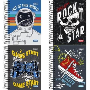 Imagem de Agenda Tilibra 2020 Pepper Masculina CD 160FLS.