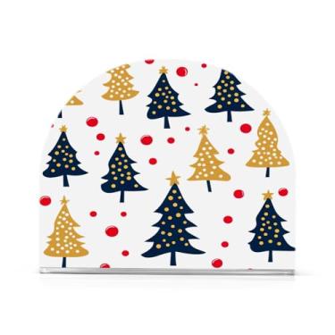 Imagem de Porta-guardanapos de árvore de Natal para mesas - Porta-guardanapos para cozinha, porta-guardanapos de mesa, porta-guardanapos de coquetel, porta-guardanapos de papel375
