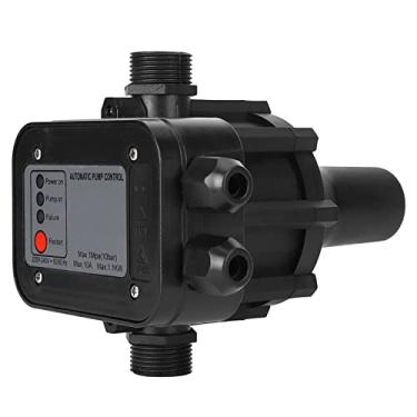 Imagem de Fafeicy Controlador de Pressão Automático 220V, Controle Eletrônico para Bomba de água, Interruptor de Pressão Ajustável, Adequado para Bombas de Jardim e Jato