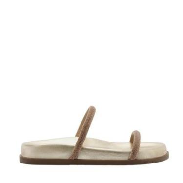 Imagem de Sandália Rasteira Arezzo Tiras Finas Strass-Feminino