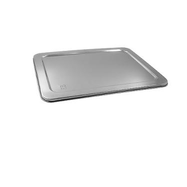 Imagem de Pratos divididos de aço inoxidável 304, pratos Ulifestar com 4 compartimentos, bandeja de jantar dividida retangular, pratos de jantar de metal para crianças, adultos, crianças, lavável na