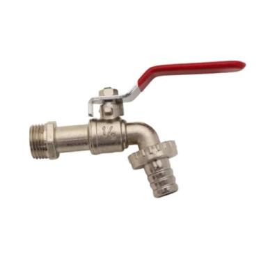 Imagem de Torneira Esfera Dupla Fertak para Maquina de Lavar com Registro 1/2"