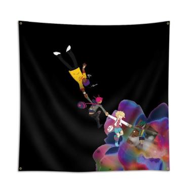 Imagem de Tapeçaria Lil Uzis Vert2 Flag Art 90x90cm 100% poliéster