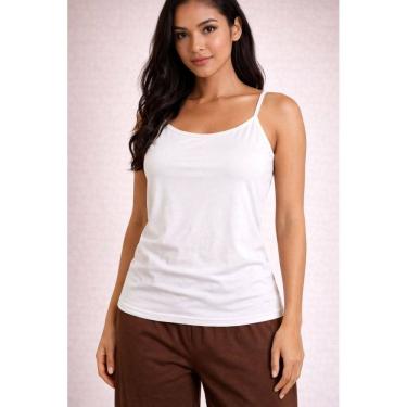Imagem de Blusinha Feminina Alcinha Básica Conforto em Poliamida