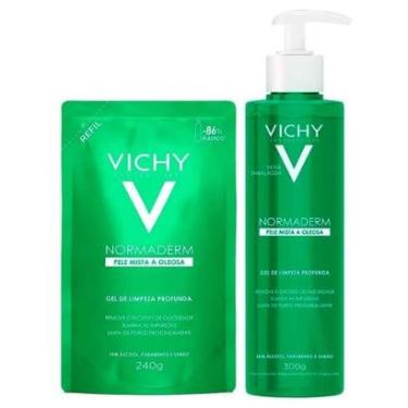 Imagem de Vichy Normaderm Kit – Gel de Limpeza Facial Profunda 300g + Refil 240g Kit-Unissex