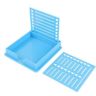 Imagem de KUIDAMOS Suporte de Nota Pegajosa Com Organizador Portátil Compacto de Estêncil para Material Escolar de Escritório Em Casa Plástico