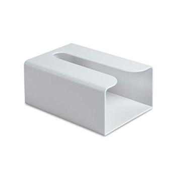 Imagem de HHHJQFAAT Porta-lenços de mesa multifuncional caixa de guardanapo banheiro caixa de lenços de parede bandeja de papel autoadesiva de cozinha (cor: D) (E)