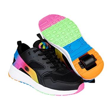 Imagem de HEELYS Tênis feminino de cano baixo, Preto, 8 Little Kid