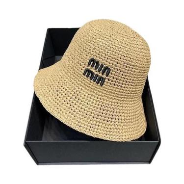 Imagem de Chapéu De Palha Vintage Feminino Com Alfabeto Bordado, Estilo Coreano,