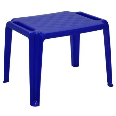 Imagem de Mesa Infantil Tramontina Dona Chica Em Polipropileno Azul