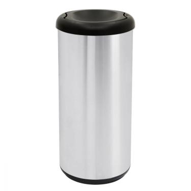 Imagem de Lixeira Inox Tramontina 40L Cápsula Selecta Basculante Preto
