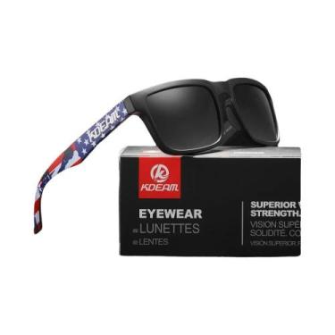 Imagem de Óculos De Sol Polarizados Quadrados Masculinos KDEAM 2022 Para Estilo 