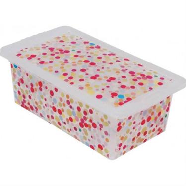 Imagem de Caixa Organizadora 5,5 Litros Bolinha - Or16l-03 - São Bernardo Caixa Org. Container 5,5l Bolinha S.ber Or16l-03