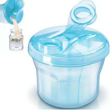 Imagem de Dosador Porta Leite Em Pó Bebê Fórmula Azul SCF135/06 Philips - Philip