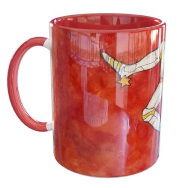 Imagem de Caneca Porcelana Island of Man - Pense Canecas, Vermelho