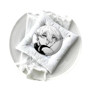 Imagem de Broche De Metal Macio Em Formato De Emblema Amine B-Blues Locks, Pin D