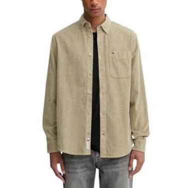 Imagem de Camisa Tommy Jeans Bege Masculina-Masculino