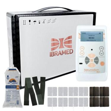 Imagem de Neurodyn Portátil TENS Ibramed Kit Completo com Eletrodos Autocolantes
