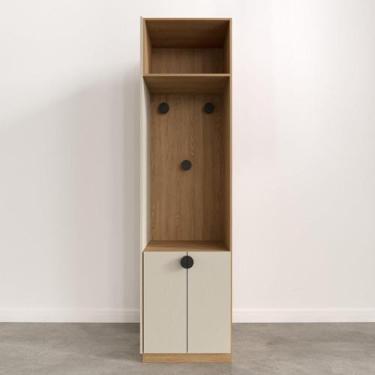 Imagem de Guarda-Roupa Modulado Joy com Sapateira CabeCasa MadeiraOriginals Cinz