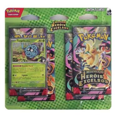 Imagem de Blister Pokémon Herois Excelsos com 25 Cartas - Copag