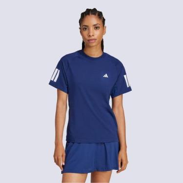 Imagem de Camiseta Adidas Club Feminina Azul, M