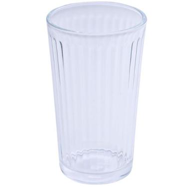 Imagem de Copo de Vidro Para Água, Suco Refrigerante Sleek 320Ml 13Cm - Mimo