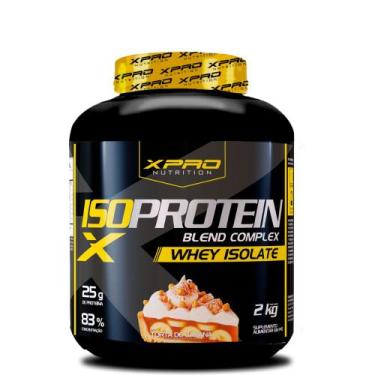 Imagem de Whey Protein Isolado Iso Blend Complex 2Kg - XProNutrition, Torta de b