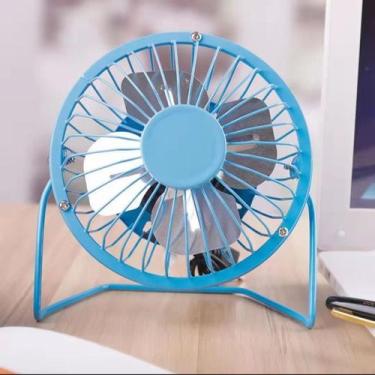 Imagem de Mini Ventilador De Mesa Silencioso USB Portátil Azul- Yepp