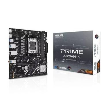 Imagem de Placa Mãe Asus Prime A620AMK AM5 2xDDR5 Chipset AMD A620A mATX