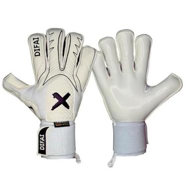 Imagem de Luva de Goleiro Difai Jump Pro, Branco, 9