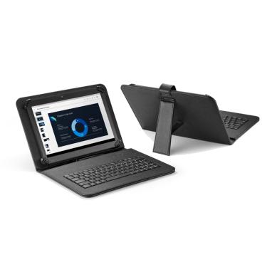 Imagem de Capa com Teclado p/ Tablet Android de 9 e 10 Polegadas Micro Usb Universal Multilaser