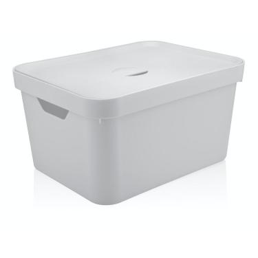 Imagem de Caixa Organizadora Gigante Com Tampa Branca 46X36 Marca Ou