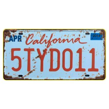 Imagem de Placa De Carro Decor Em Madeira State Route - Califórnia