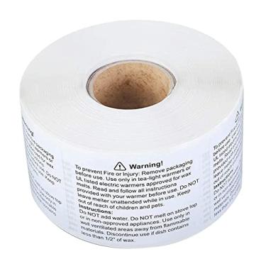 Imagem de Etiquetas de Advertência de Etiquetas de Segurança de Cera Decalques para Fabricação de