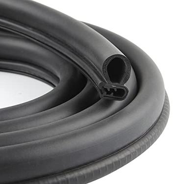 Imagem de CloudBuyer – Faixa de vedação de porta de carro com lâmpada superior, acabamento de plástico PVC com vedação de borracha EPDM, fácil de instalar para carros, barcos, trailers, caminhões e aplicações domésticas (20 pés)