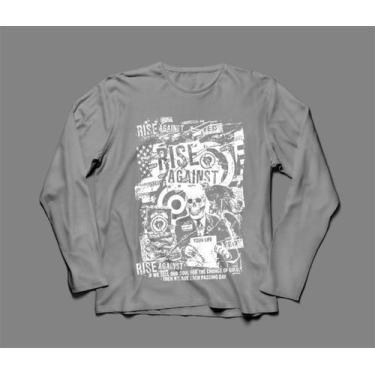 Imagem de Camiseta / Camisa Manga Longa Feminina Rise Against Metal - Ultraviole