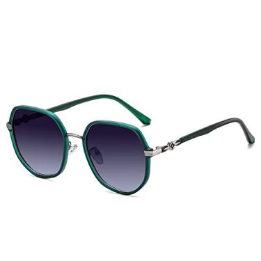 Imagem de Óculos de sol polarizados óculos de armação grande super leves rosto escondendo óculos de sol finos óculos de fotografia de rua da moda feminina, 5, tamanho único