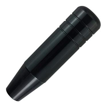 Imagem de Abfer Botão de câmbio pesado de 12,7 cm, alavanca de câmbio de liga de alumínio para carro, alavanca de engrenagem para a maioria dos veículos manuais automáticos (preto)