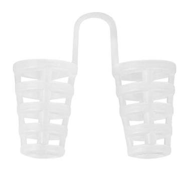 Imagem de AmiAbi Cones Universal Stop Snoring Breathe Easy Congestion Aid Anti-ronco Dilatador nasal Anti-ronco Saúde Humana Dormir, (Branco), Previne o Ronco, Apnéia do Sono e Boca Seca.