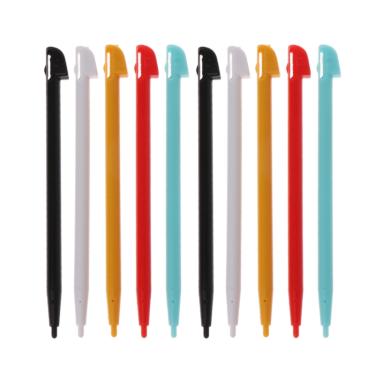 Imagem de 10 pces caneta estilete de toque de cor à moda para nintendo wii u wiiu gamepad console