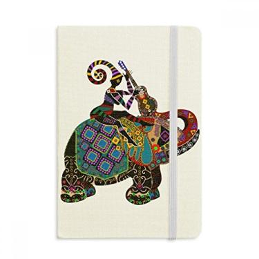 Imagem de Elefante Trekking China Minoria Curativo Totem Notebook Capa Rígida Diário Clássico Diário A5