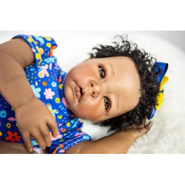 Imagem de Bebê Reborn Menina, Princesa  Tecido, Enxoval Completo - Mundo Azul E