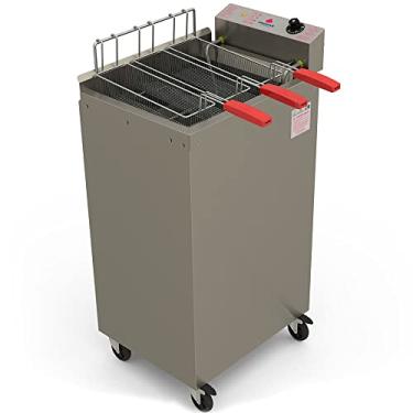 Imagem de Fritadeira Elétrica Água e Óleo PR-2000 E - Aço Inox Escovado 5000 Watts - Progás 220V