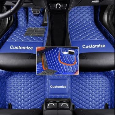 Imagem de Tapetes de carro personalizados compatíveis com grande parede, forro automotivo de couro à prova d'água, cobertura total, proteção para todos os climas, tapete antiderrapante, modelos de carros