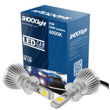 Imagem de Lampada Led Head Light H1 Shocklight  3200 Lumens C/ Reator