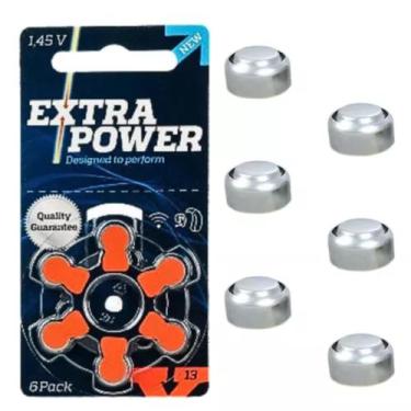 Imagem de 30 Baterias Pilha Para Aparelho Auditivo Extra Power - 13