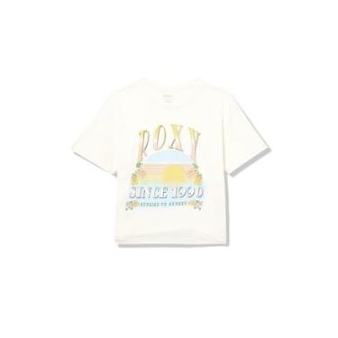 Imagem de Roxy Camiseta de Namorado Grande para Meninas, Pôr do sol branco de neve 241, 6