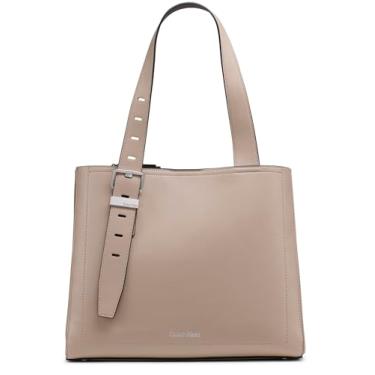 Imagem de Calvin Klein Bolsa Lowen com compartimento triplo, Vison prata/ameixa, One Size
